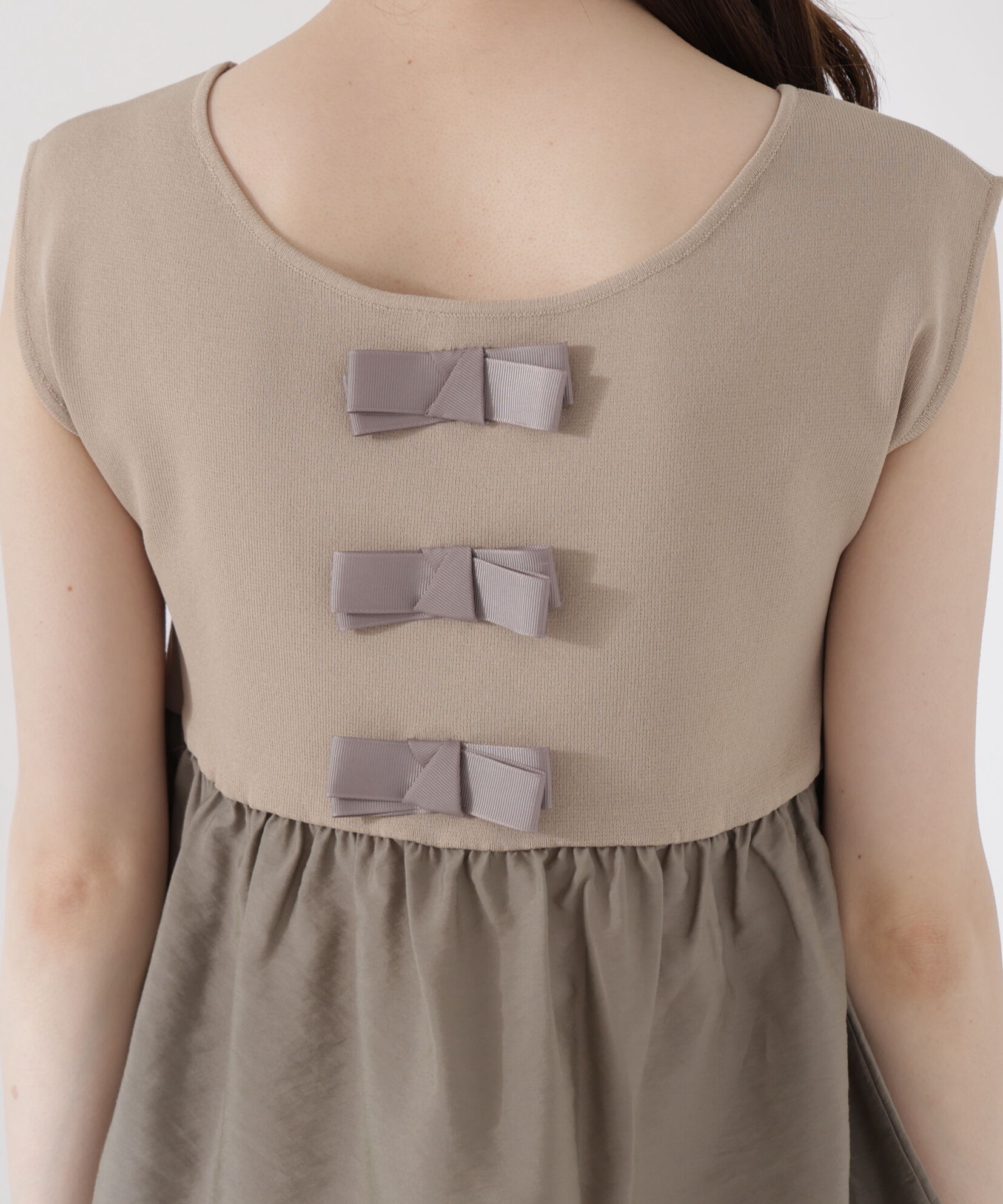 PROPORTION BODY DRESSING「〈接触冷感〉ペプラムニットセットアップ」|ワンピース|