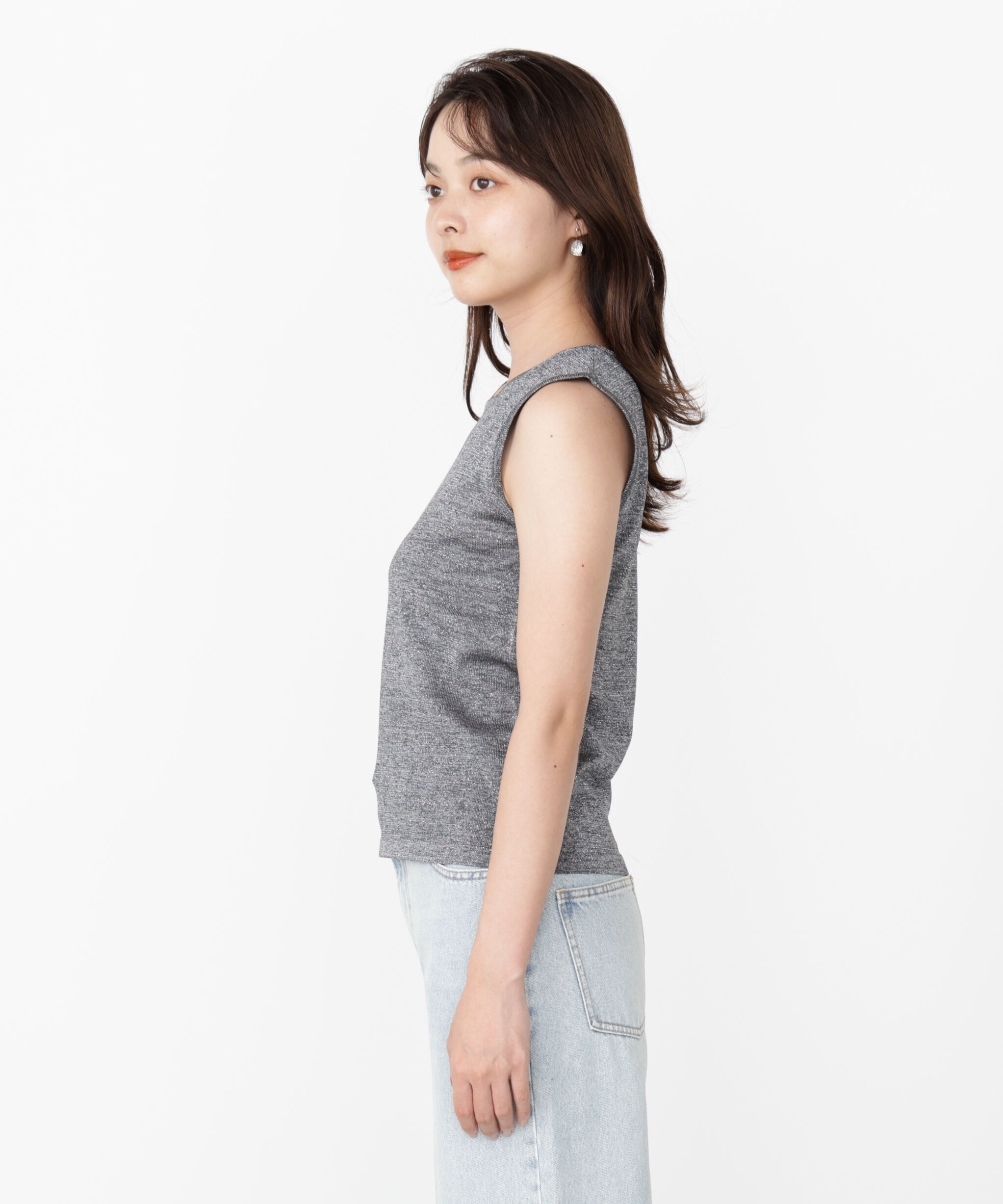 PROPORTION BODY DRESSING「シアーリブニットアンサンブル」|ニット・セーター|