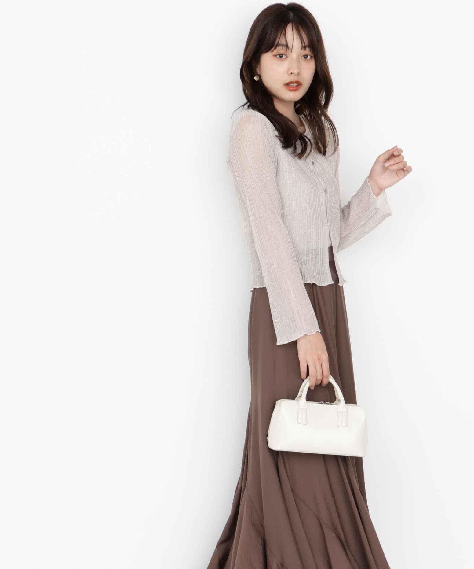 PROPORTION BODY DRESSING「シアーリブニットアンサンブル」|ニット・セーター|