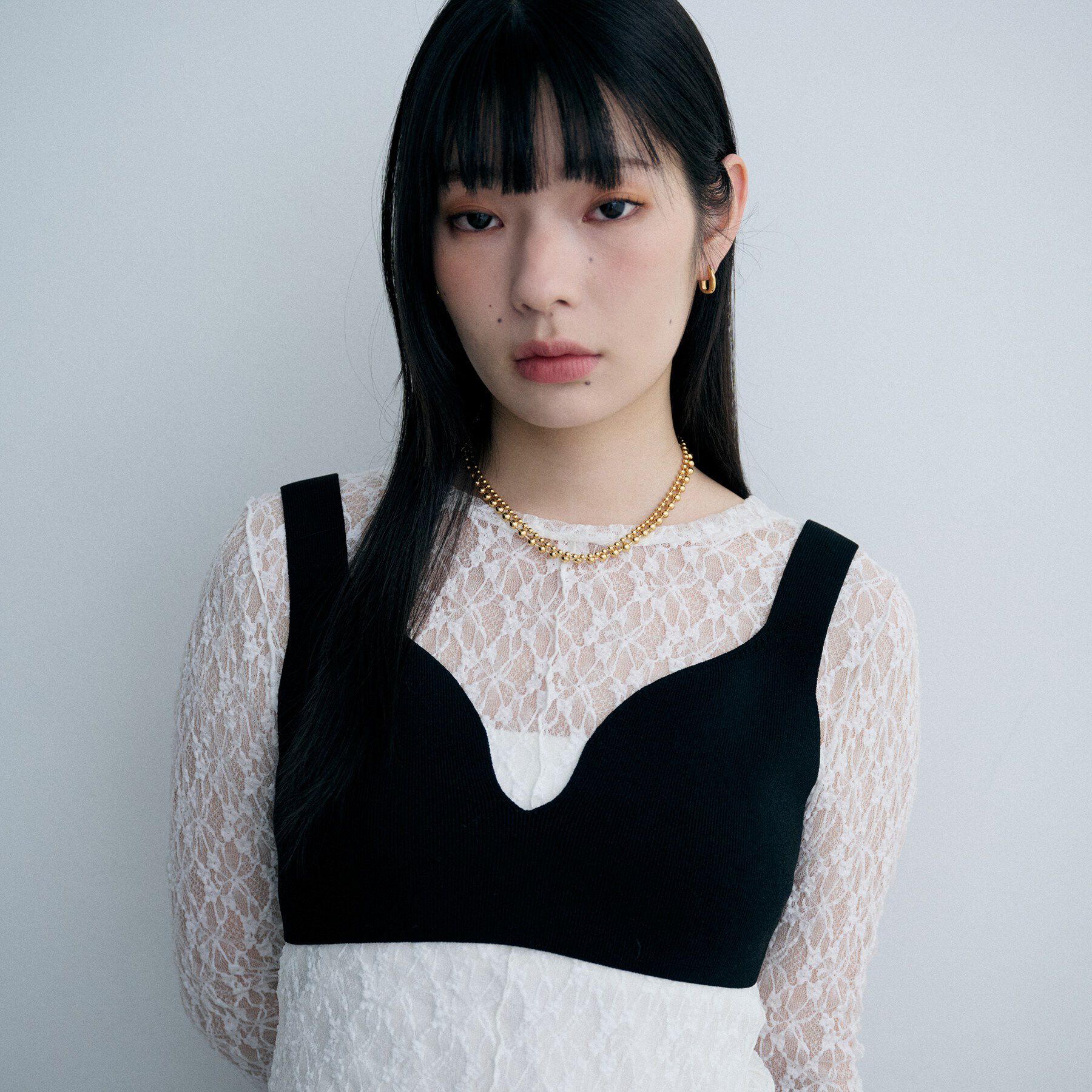 COCOSHNIK ONKITSCH「シルバー ハギーフープ トラックピアス GP」|ピアス|