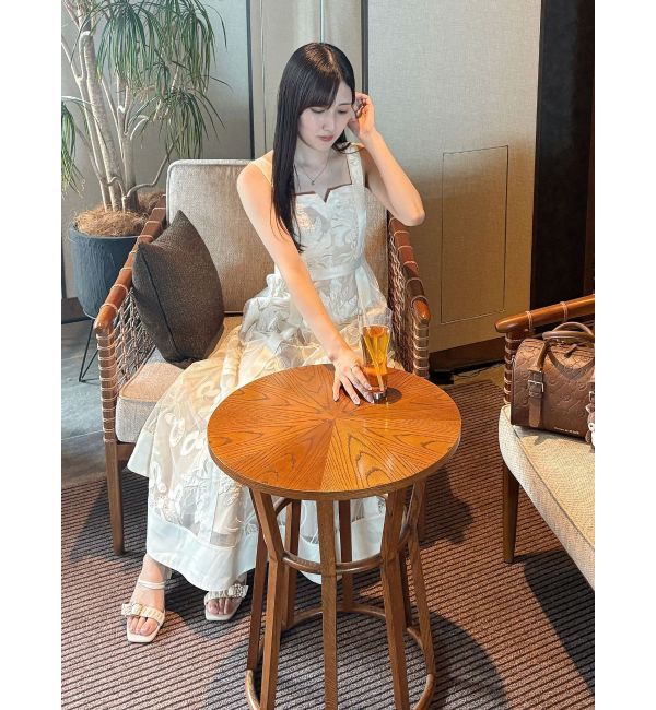 MERCURYDUO「【追加生産/新色追加】カットワークレースキャミワンピース」|ワンピース|