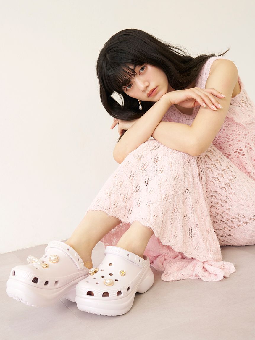 LILY BROWN「クロシェニットドレス」|ドレス|