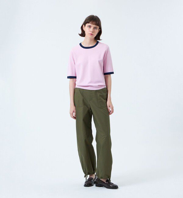 MACKINTOSH PHILOSOPHY「バイカラートリムニットプルオーバー」|ニット・セーター|