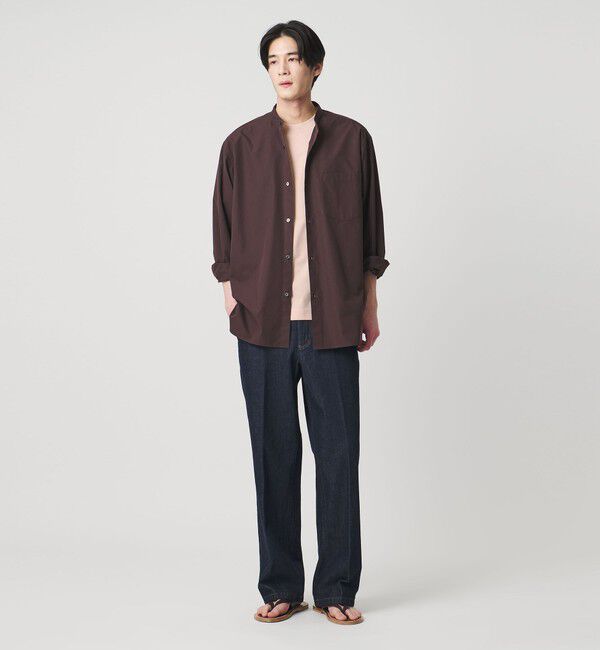 UNITED ARROWS「ALBINI アルビニ シルケット テンジク Tシャツ　抗菌防臭」|Tシャツ・カットソー|