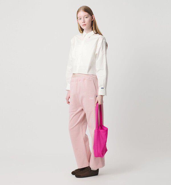 NICE WEATHER「＜NICE WEATHER＞ロゴ クロップド シャツ」|シャツ・ブラウス|