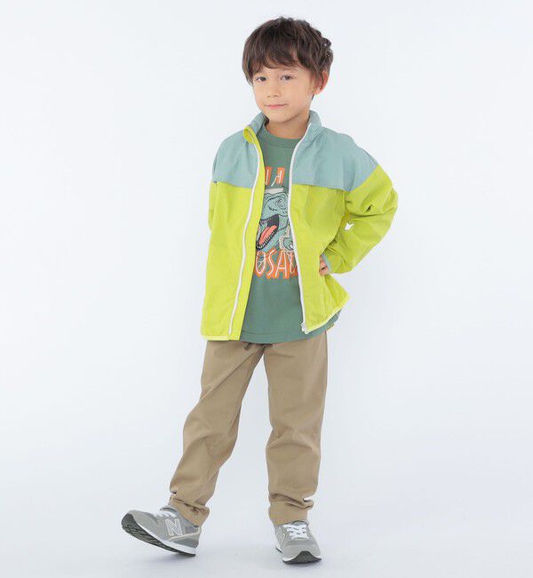 SHIPS KIDS「SHIPS KIDS:100～130cm / 恐竜 プリント 長袖 TEE」|Tシャツ・カットソー|