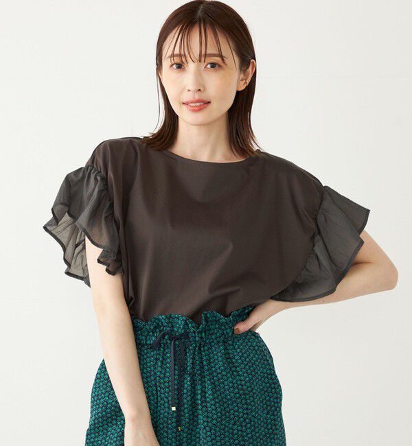 SHIPS Colors 「【WEB限定】SHIPS Colors:〈手洗い可能〉シルケット 天竺 オーバー トップス◇」|Tシャツ・カットソー|