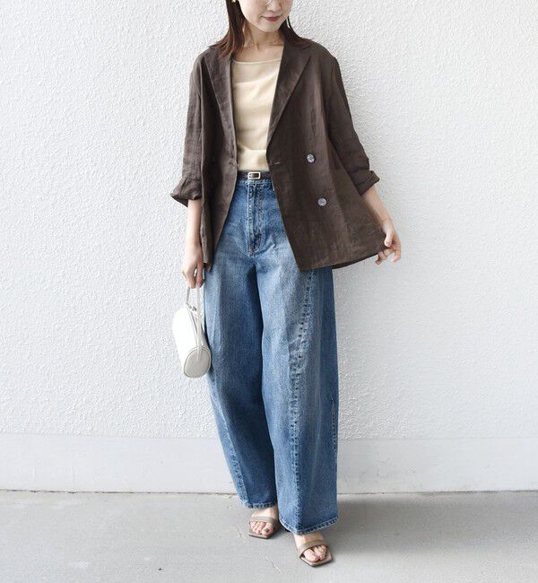 SHIPS for women「《一部予約》〈手洗い可能〉ラメ 2WAY ノースリーブ プルオーバー」|タンクトップ|