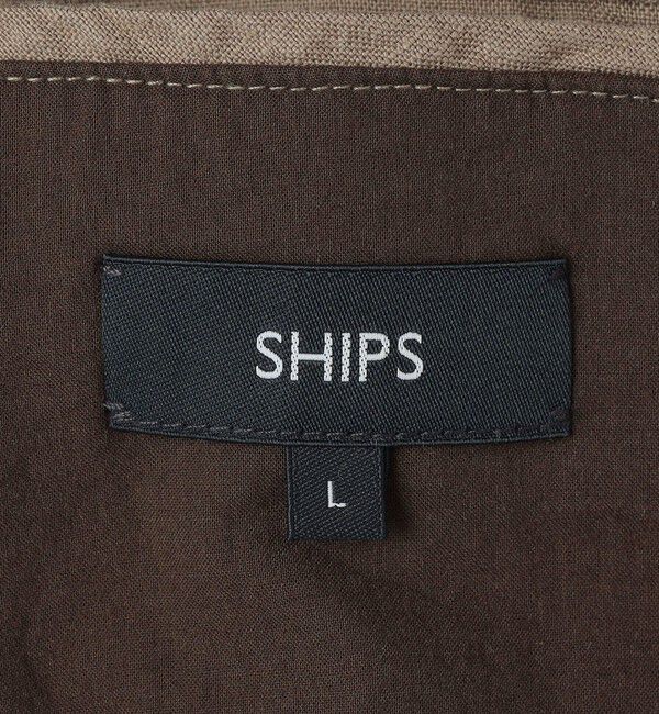 SHIPS「SHIPS: 〈洗濯機可能〉リネン ウォッシュド ジャケット」|テーラードジャケット|