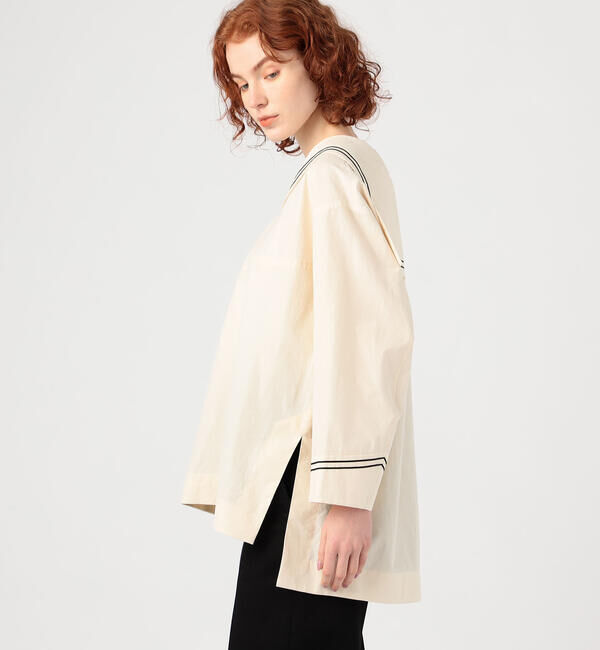 TOMORROWLAND BUYING WEAR「UNION LAUNCH セーラーカラーブラウス」|シャツ・ブラウス|