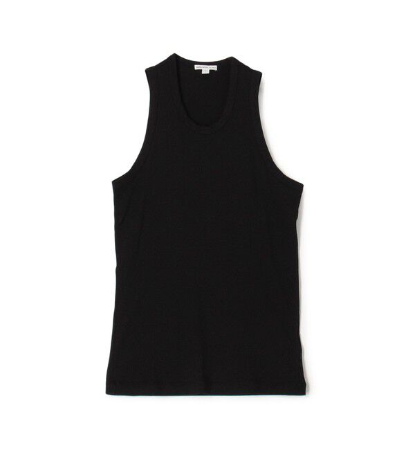 JAMES PERSE「MNL3633 コットンリブ タンクトップ MNL3633」|Tシャツ・カットソー|19 ブラック