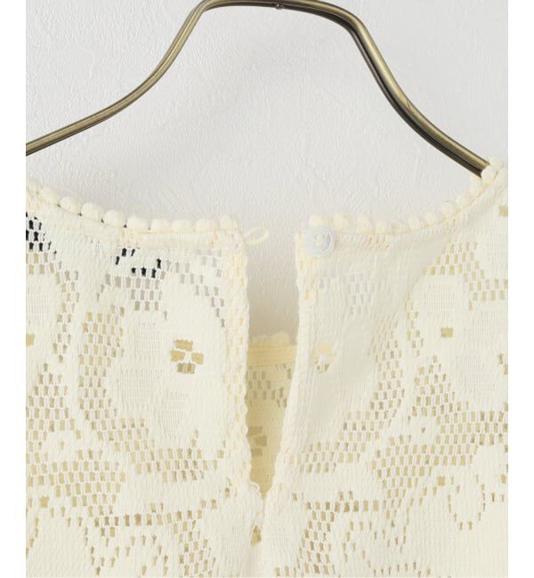 IENA LA BOUCLE「SEA NEW YORK/シー ニューヨーク ARIANNA LACE SSLV TOP RS26-059」|シャツ・ブラウス|