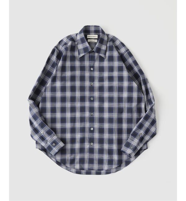 PULP「CAMISAS MANOLO / カミサス マノロ CHECKS NORMAL SHIRT」|シャツ・ブラウス|ネイビー