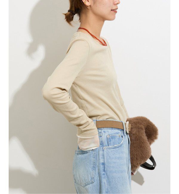 JOURNAL STANDARD relume「《追加/2枚セット》3WAYチュールレイヤード T」|Tシャツ・カットソー|