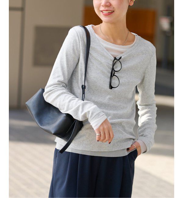 JOURNAL STANDARD relume「《追加/2枚セット》3WAYチュールレイヤード T」|Tシャツ・カットソー|グレーA