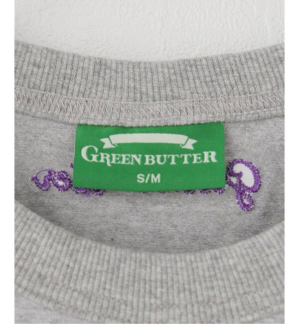 U by SPICK&SPAN「GREEN BUTTER/グリーンバター Heart Applique Tee」|Tシャツ・カットソー|