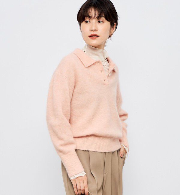 NOLLEY'S sophi「モヘヤポロ衿プルオーバー」|ニット・セーター|