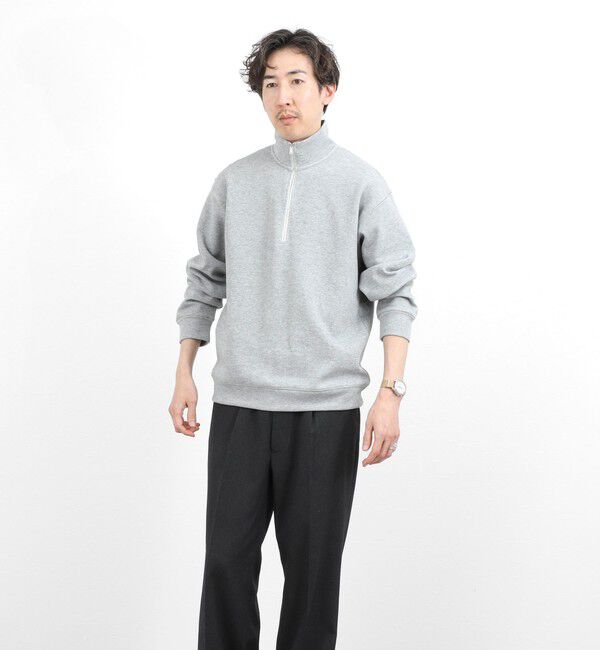 NOLLEY'S goodman「リブダンボール スタンドハーフZip 26SS」|スウェット・ジャージ|