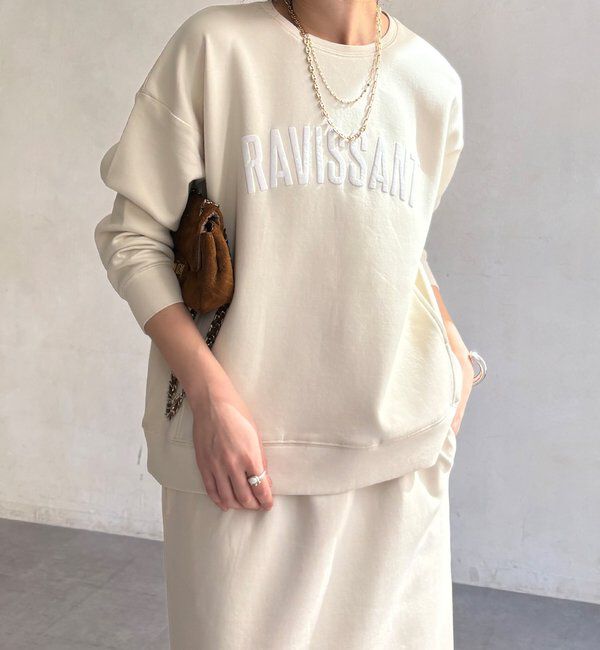  「【WEB限定/セットアップ可能】ストレッチダブルフェイスロゴプルオーバー」|Tシャツ・カットソー|