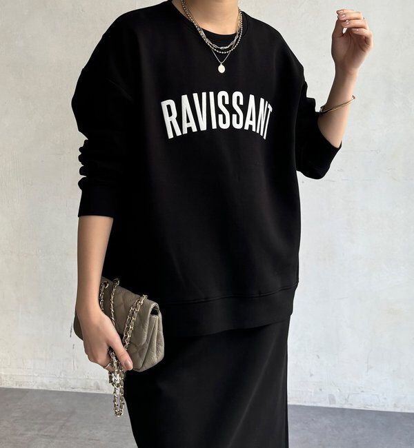  「【WEB限定/セットアップ可能】ストレッチダブルフェイスロゴプルオーバー」|Tシャツ・カットソー|