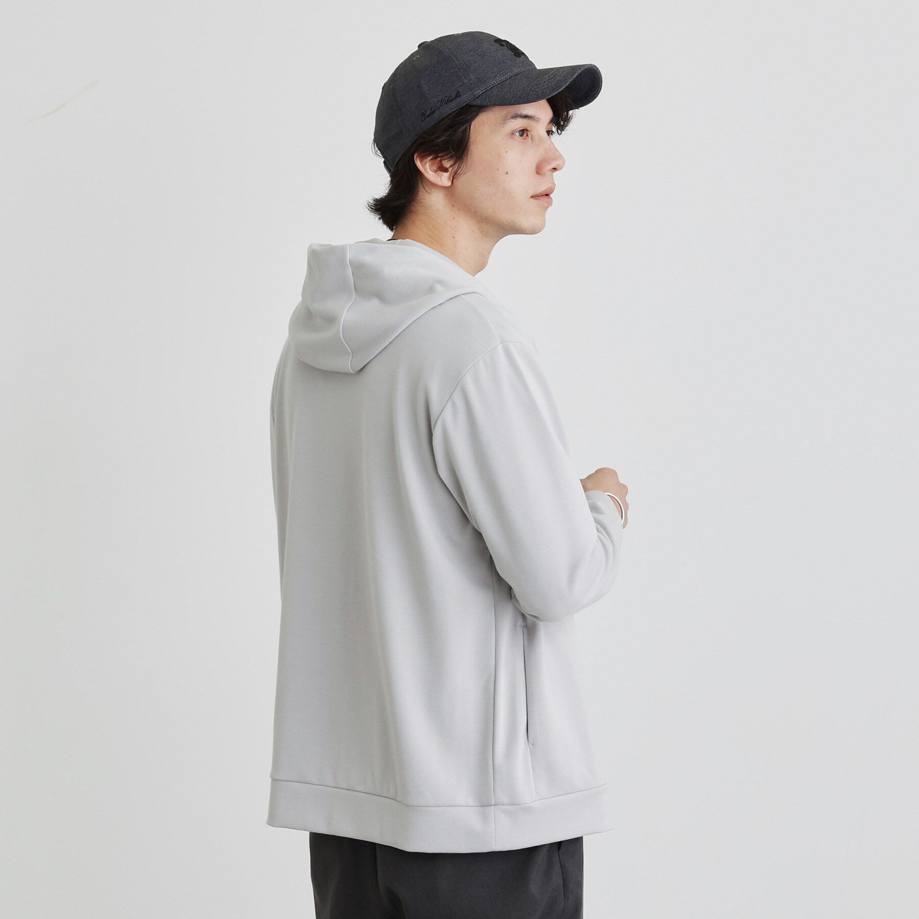 TAKEO KIKUCHI「【LIMITED】ダンボール ジップアップ パーカ」|パーカー|