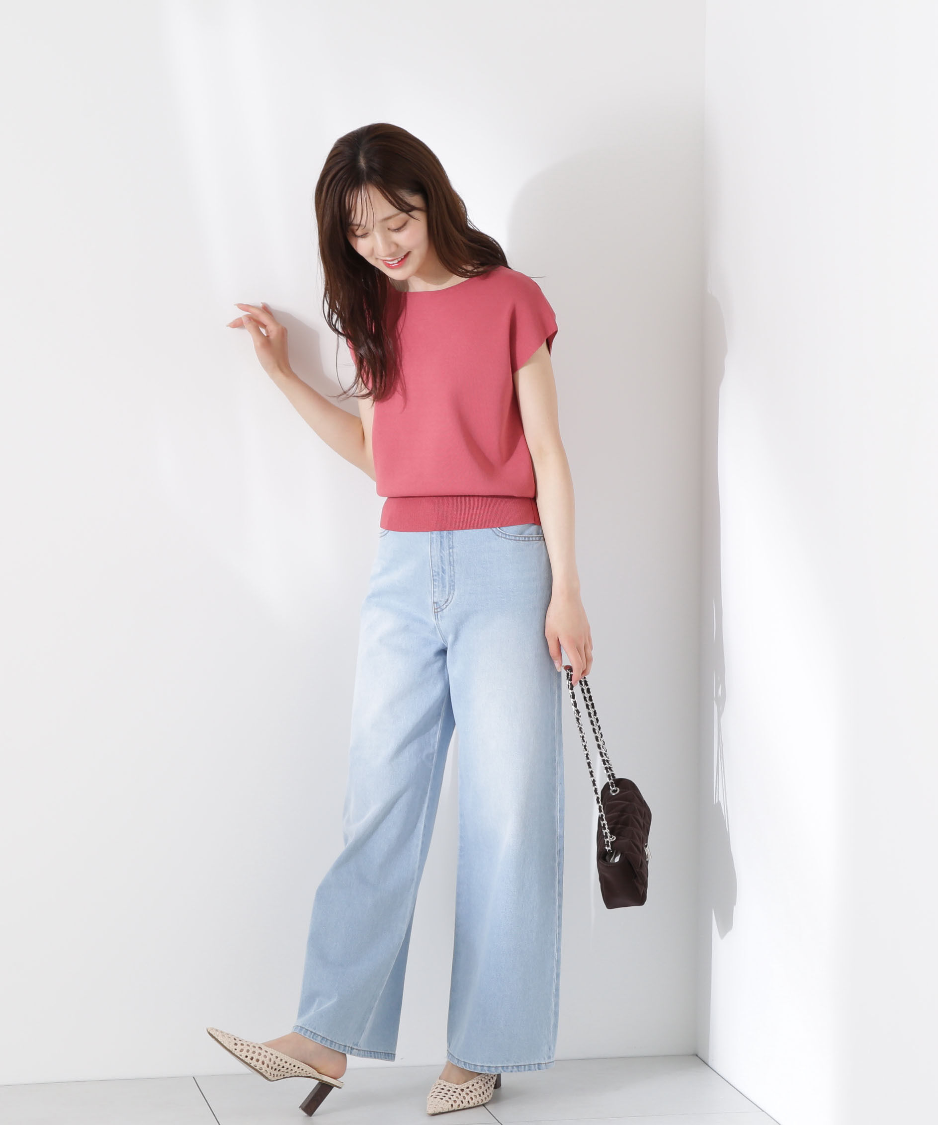 PROPORTION BODY DRESSING「前後2way総針ニット」|ニット・セーター|
