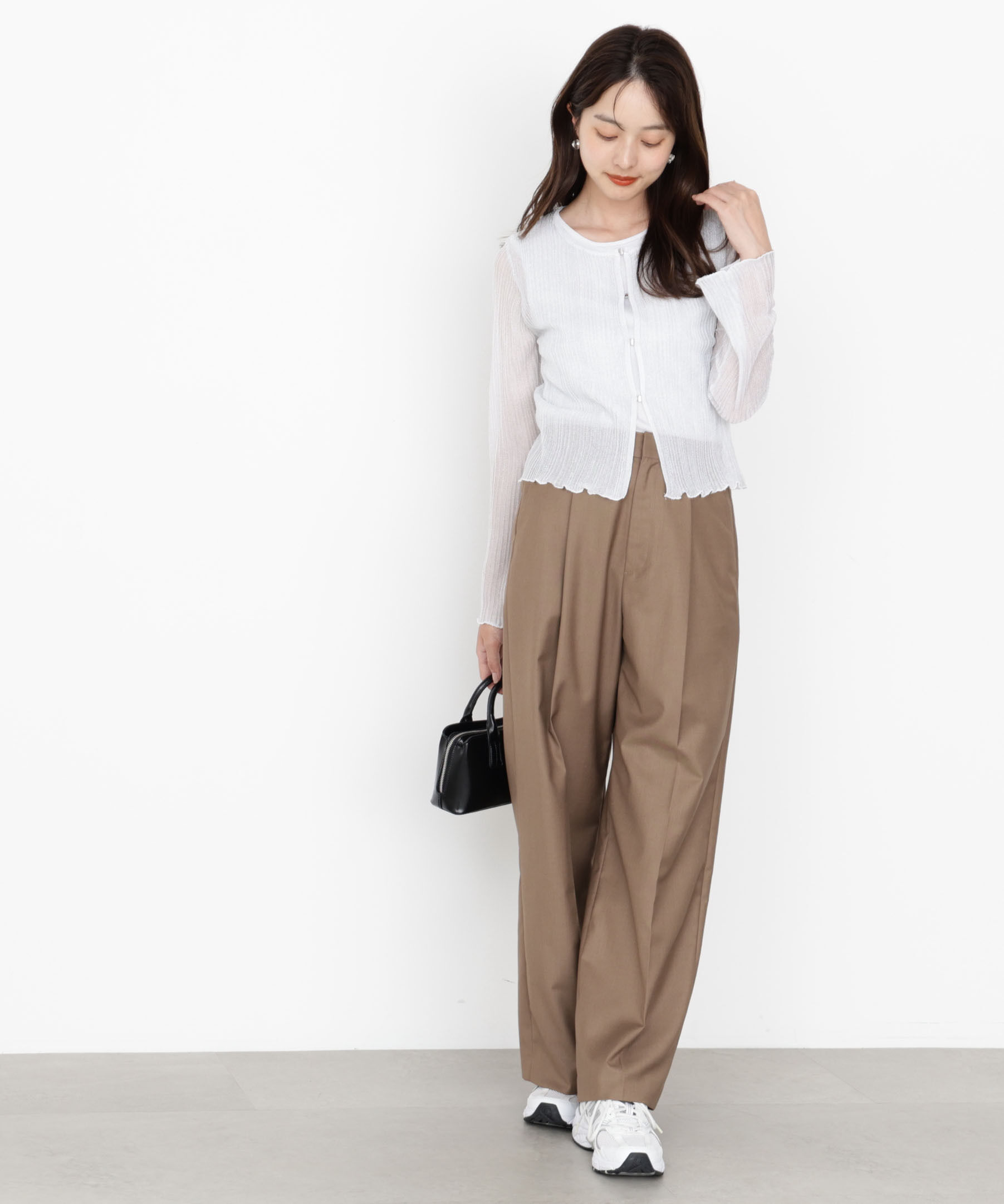 PROPORTION BODY DRESSING「シアーリブニットアンサンブル」|ニット・セーター|