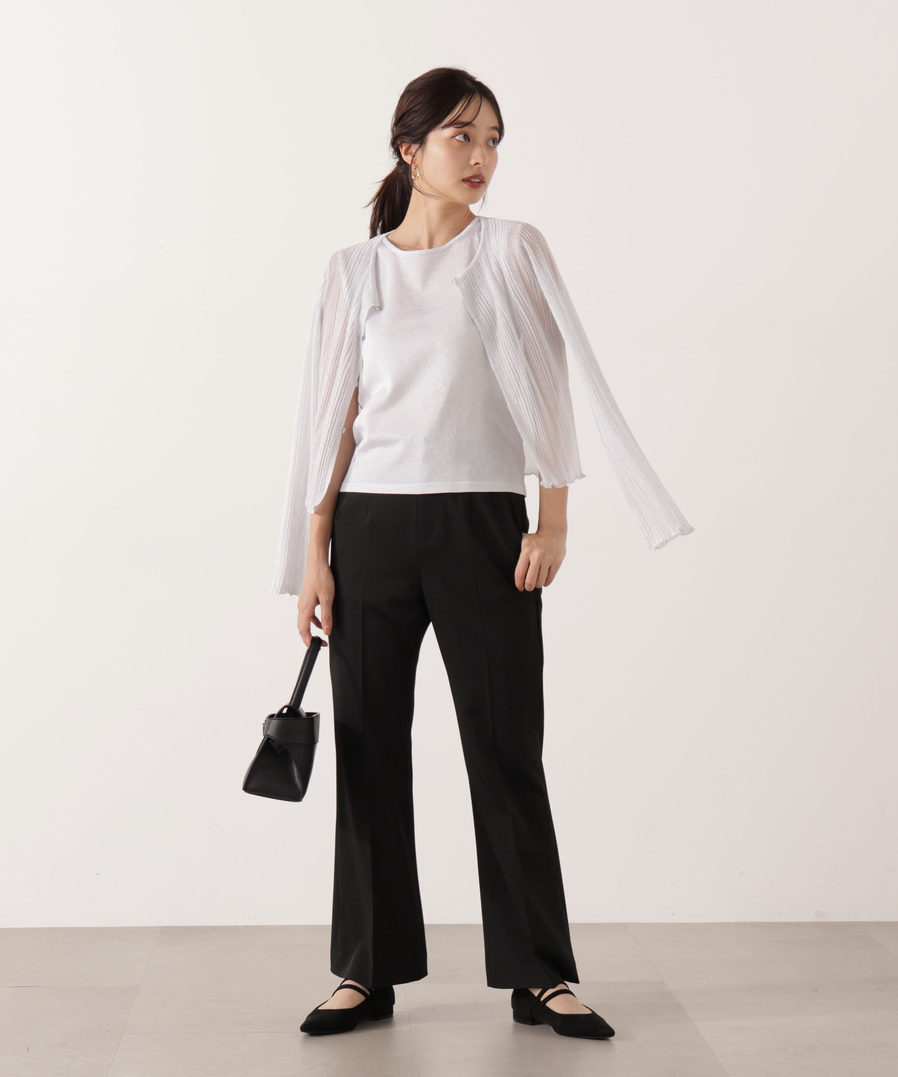 PROPORTION BODY DRESSING「シアーリブニットアンサンブル」|ニット・セーター|
