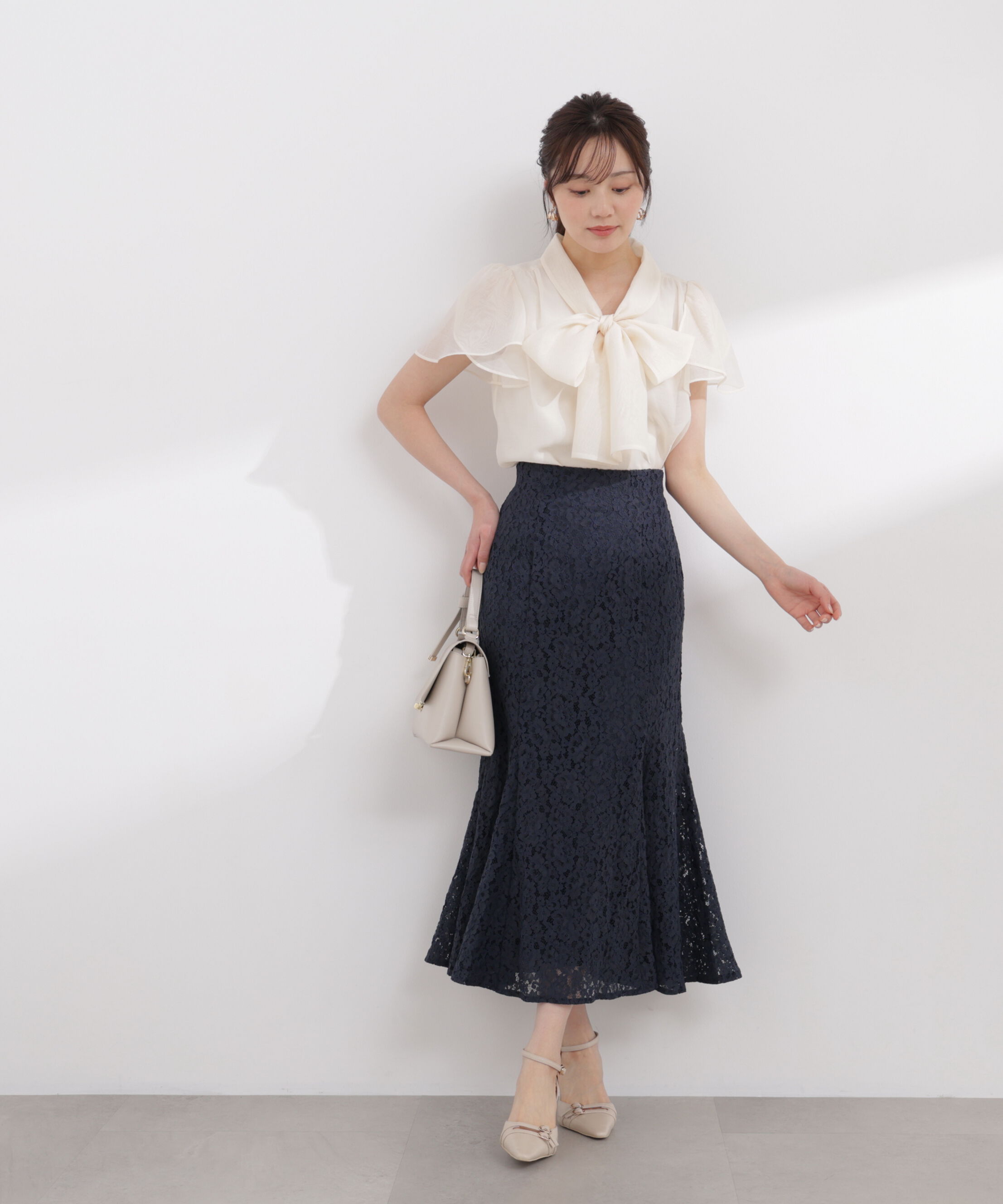 PROPORTION BODY DRESSING「レースマーメイドスカート 26SS」|スカート|