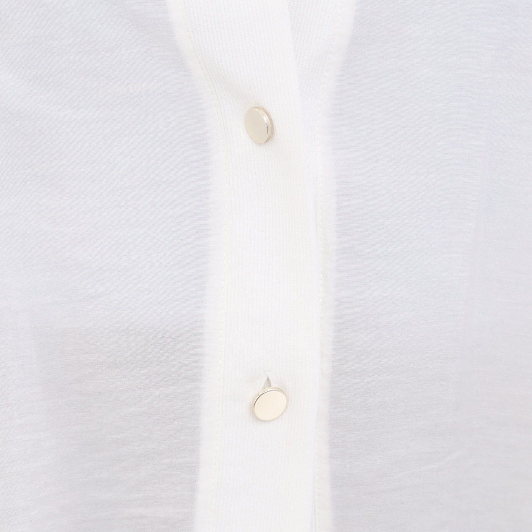 SHOO･LA･RUE「【S-LL/体型カバー/Aライン】身体のラインを拾いにくい シアーシャツカーディガン」|シャツ・ブラウス|