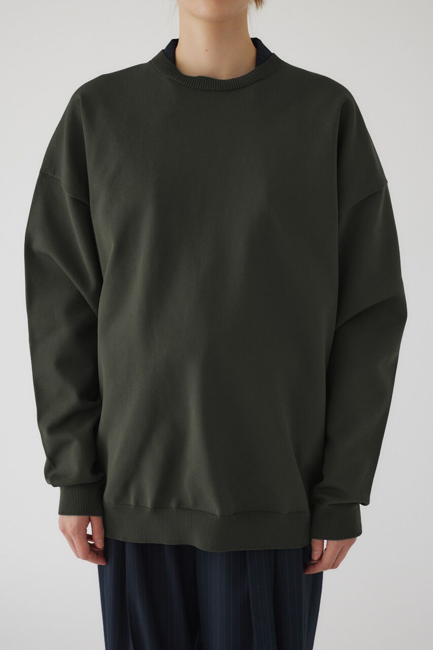RIM.ARK 「Basic R-neck knit PO(LARGE)」|ニット・セーター|GRY