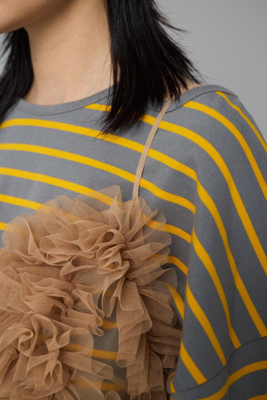 HeRIN.CYE「Bi color many frill bustier」|キャミソール|