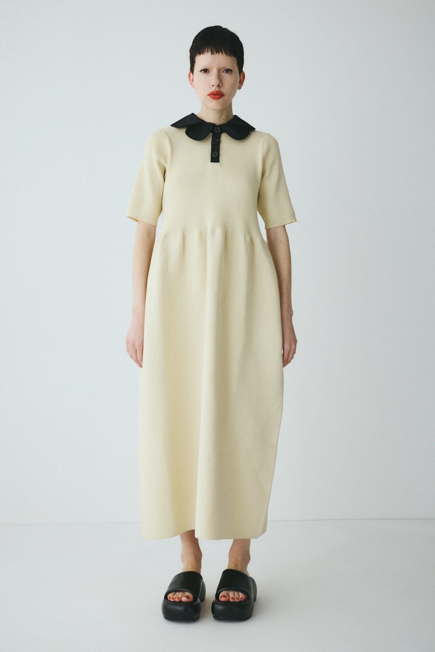 HeRIN.CYE「Knit balloon dress」|ワンピース|BEG