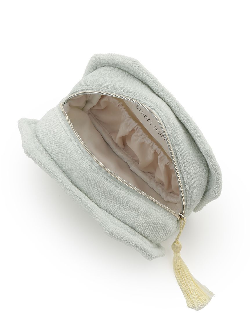 SNIDEL HOME「【sorbet light】エンブレムパイルポーチ」|ポーチ|