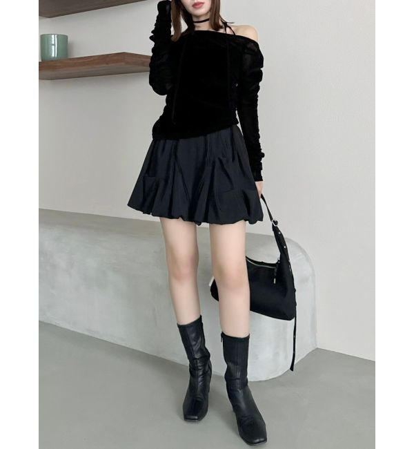 dazzlin「【再販売】バルーンミニスカート」|スカート|