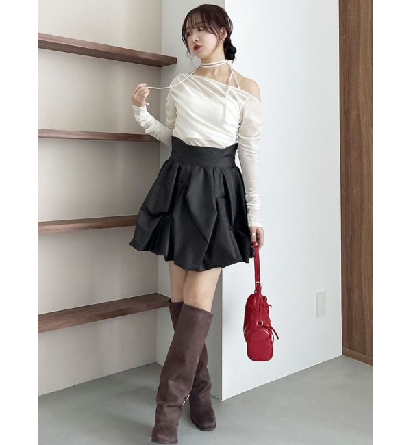 dazzlin「【再販売】バルーンミニスカート」|スカート|