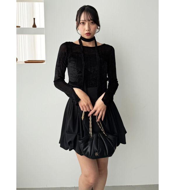 dazzlin「【再販売】バルーンミニスカート」|スカート|