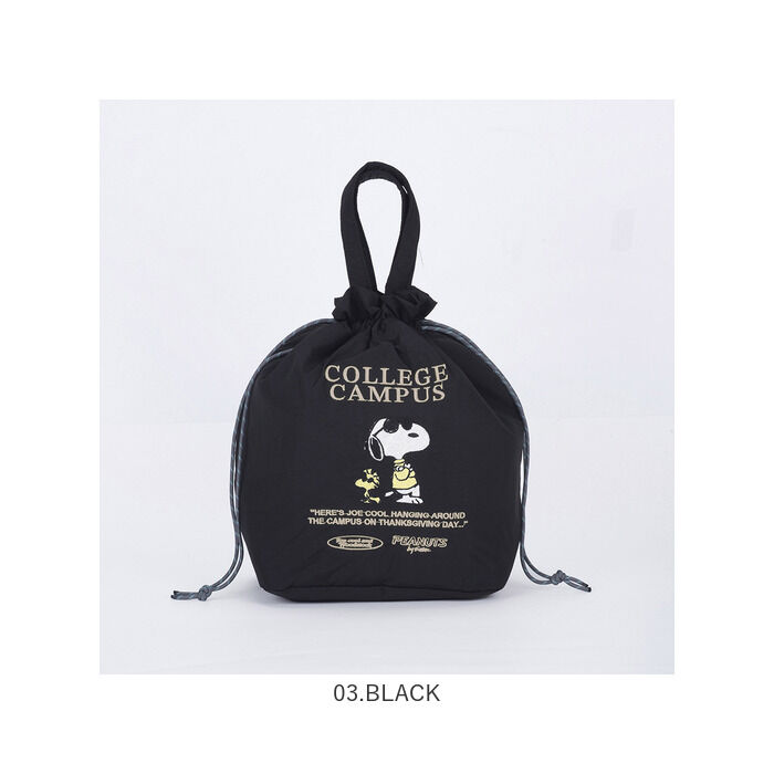 BACKYARD FAMILY「スヌーピー ランチバッグ 通販 ランチトート ランチトートバック 弁当袋 ランチ巾着袋 巾着バッグ」|食器・キッチングッズ|