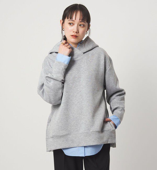【杢グレー】ダンボールフーディー WEB限定】＜at ease＞ダンボール フーディ（UNITED ARROWS green label