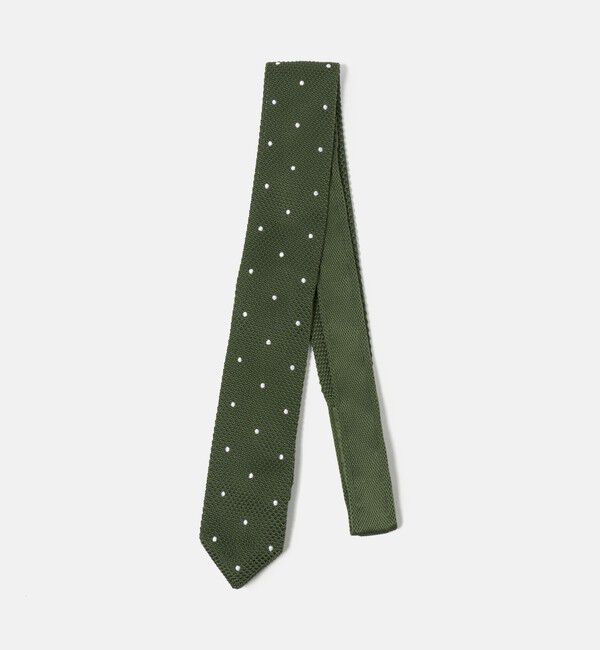 UNITED ARROWS green label relaxing「GLR ポリエステル ウォッシャブル ニット ドット ネクタイ ニットタイ」|ネクタイ・蝶ネクタイ|
