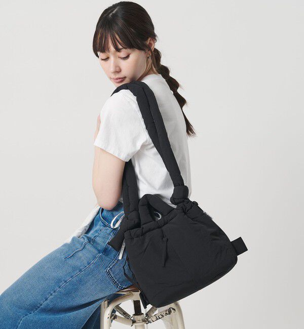 BEAUTY&YOUTH UNITED ARROWS「＜OLEND＞ONA コンパクト ソフト 3WAY ショルダーバッグ」|ショルダー・メッセンジャー|BLACK