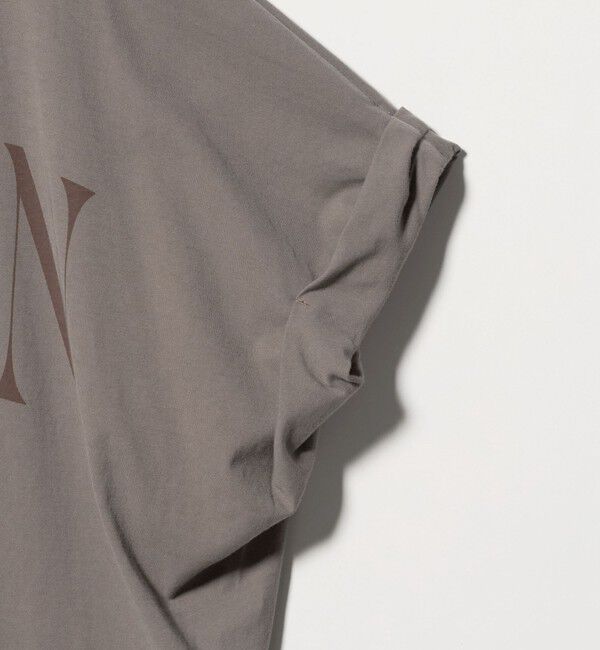 BEAUTY&YOUTH UNITED ARROWS「＜Americana＞ロールアップ クロップド Tシャツ」|Tシャツ・カットソー|