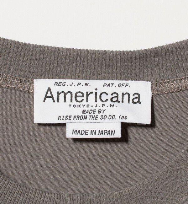BEAUTY&YOUTH UNITED ARROWS「＜Americana＞ロールアップ クロップド Tシャツ」|Tシャツ・カットソー|