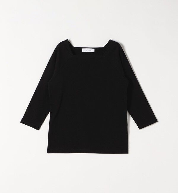 quaranciel「quaranciel:〈洗濯機可能〉Vネック ジャンパースカート &times; 七分袖 TEE セット」|ワンピース|