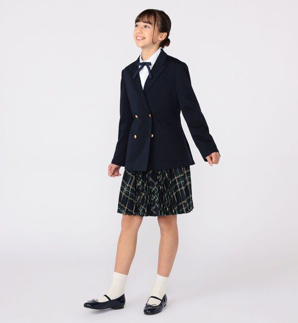 SHIPS KIDS「SHIPS KIDS:140～160cm / ピンタック ブラウス」|シャツ・ブラウス|