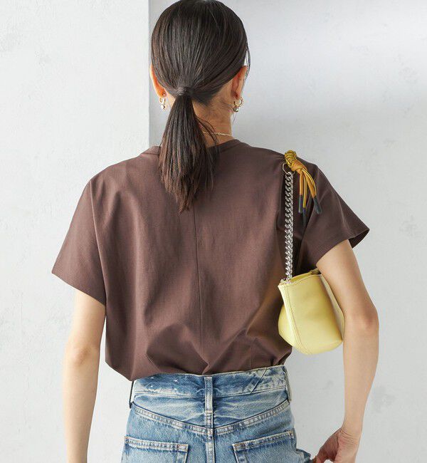 SHIPS for women「《一部追加予約》〈接触冷感〉ポンチ ドルマン TEE」|Tシャツ・カットソー|