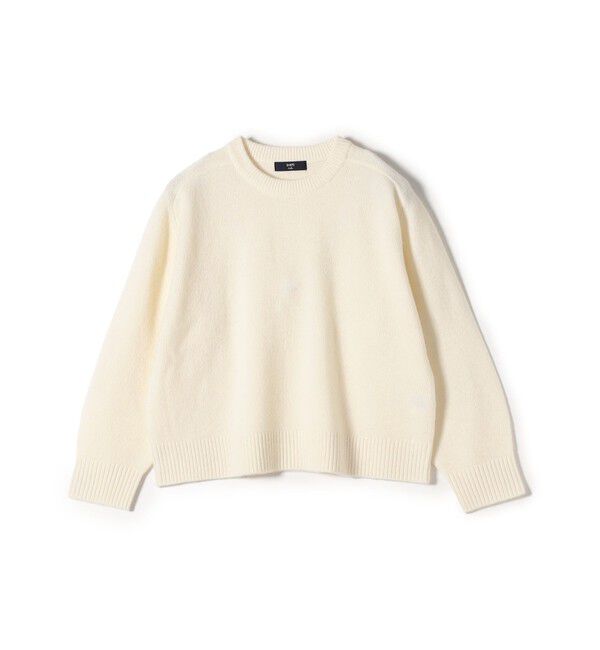 SHIPS Colors 「SHIPS Colors:〈手洗い可能〉CASHMILE(R) サドルショルダー ニット」|ニット・セーター|オフホワイト
