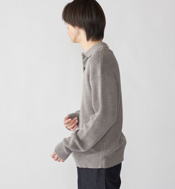 SHIPS「City Ambient Products: ソフト ヤーン カルゼ ニットポロ」|ニット・セーター|