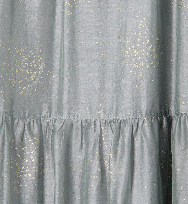 Ballsey「グリッタープリント フリルワンピース」|ドレス|
