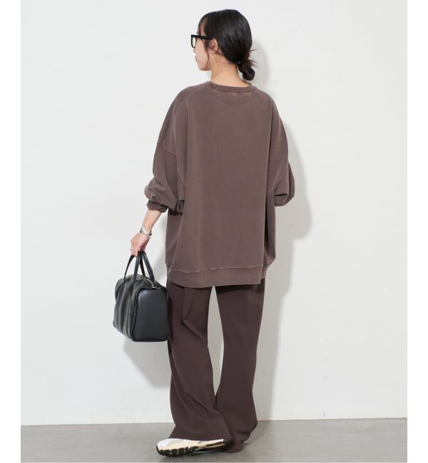 SLOBE IENA「《WEB限定カラー有り/追加》ビックシルエットピグメント裏毛プルオーバー」|スウェット・ジャージ|